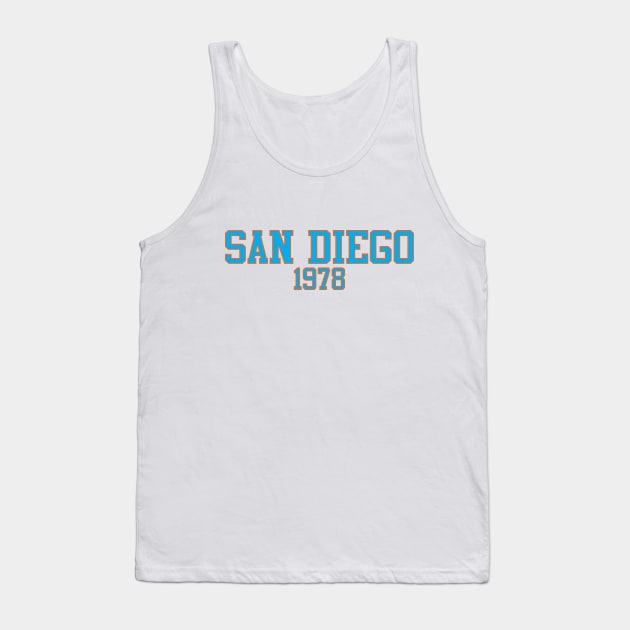 San Diego 1978 Tank Top by GloopTrekker